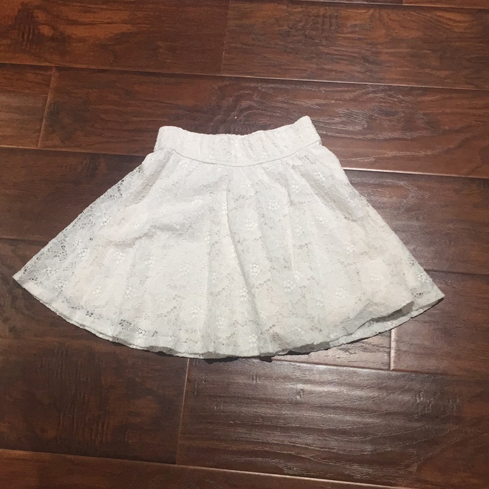 White skirt